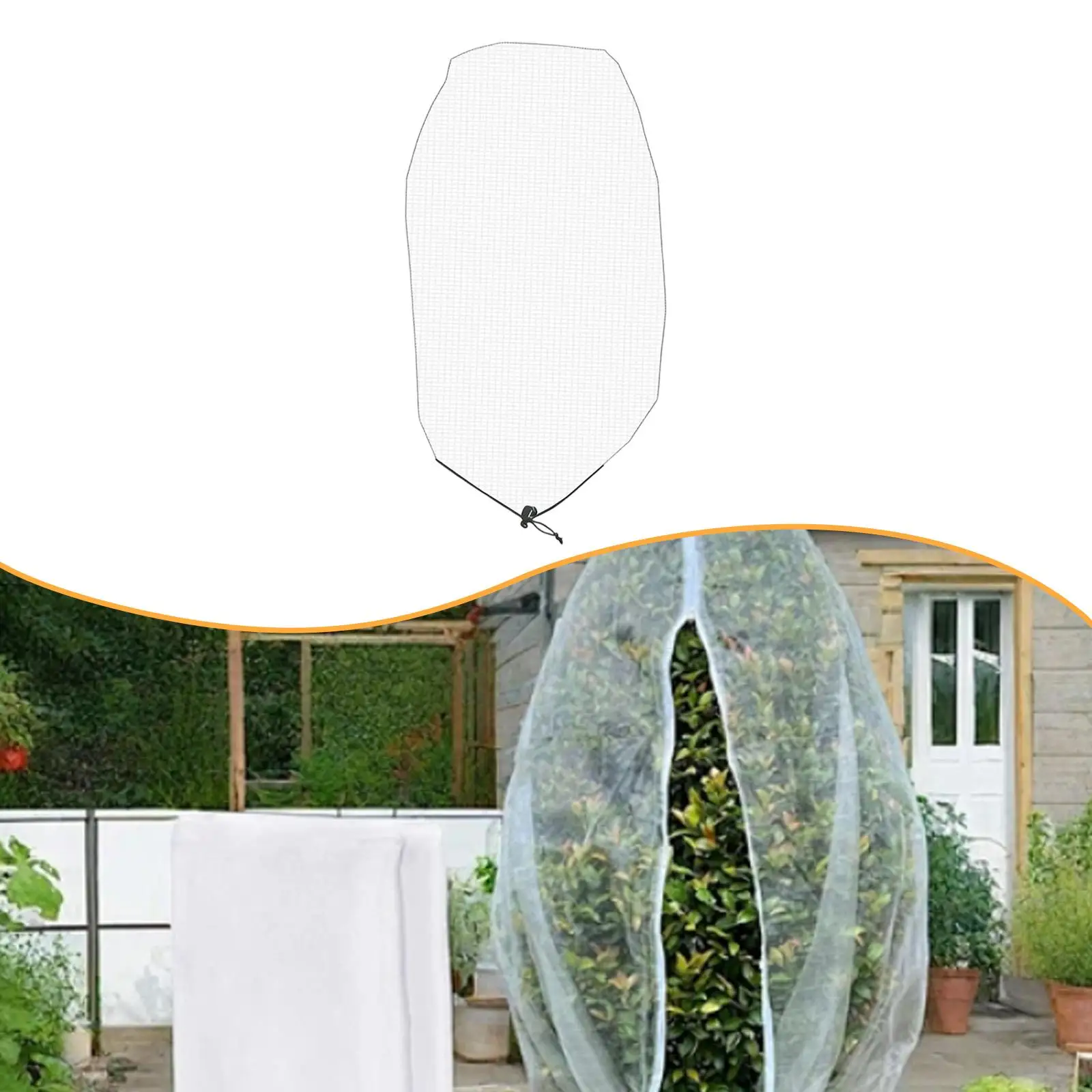 Red protectora para plantas de malla para jardín, barrera antiaves para exteriores, para arbustos, verduras y árboles - imagen 2