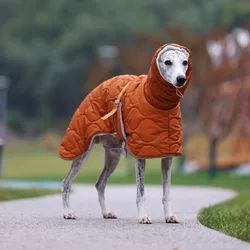 Abrigo impermeable para galgos italianos y whippet – Capa térmica ajustable