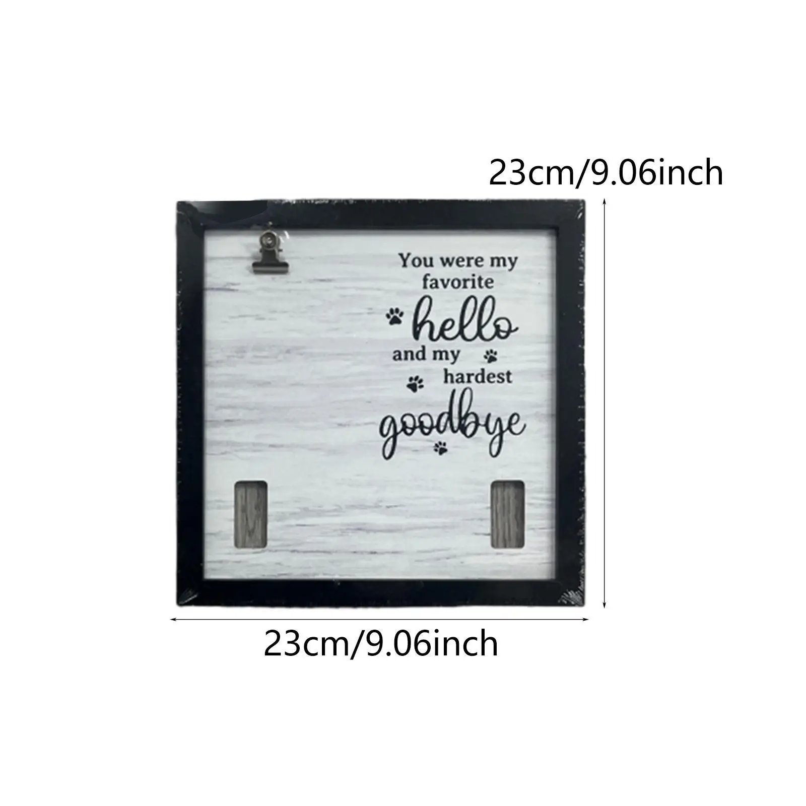 Pet Memorial Picture Frame Loss of Dog Sympathy Gift Wooden Bereavement