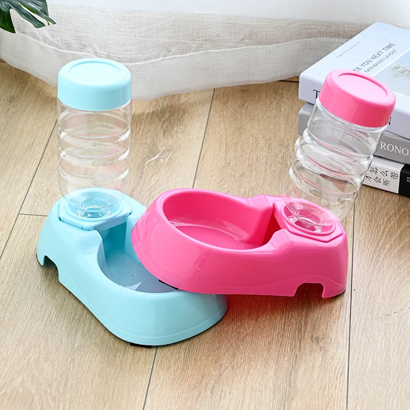 Dispensador automático 2 en 1 para perros y gatos agua comida gravedad - imagen 3