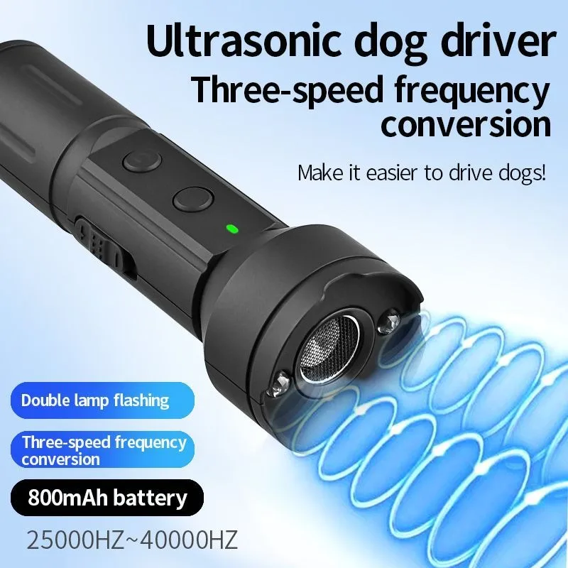 Dispositivo ultrasónico recargable de control de ladridos de perros: disuasorio seguro y eficaz para ladridos excesivos: entrenamiento silencioso y suave - imagen 2