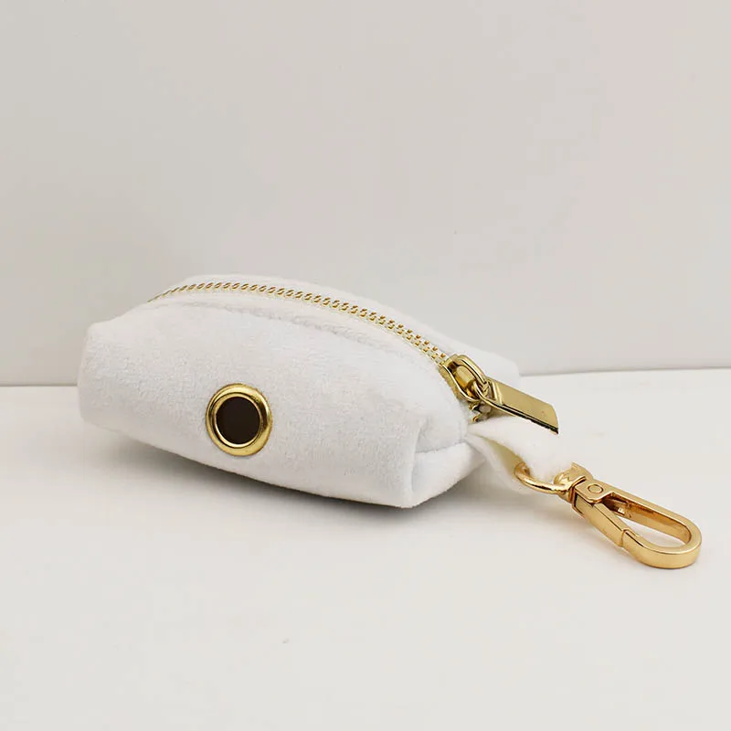 White Velvet Dog Collar And Leash Set For Small Medium Large Dogs Custom Engraved Nameplate Pet Supplies Dog Leash Velvet 38 - imagen 5