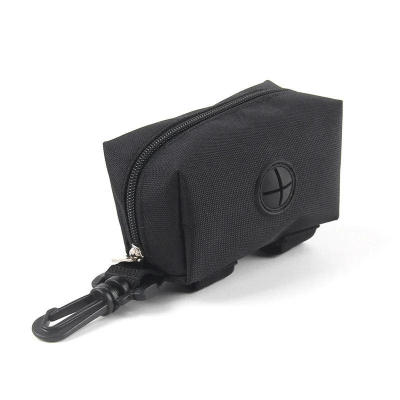 Dispensador de bolsas de caca para cachorros y gatos, soporte portátil para bolsas de basura, suministros para mascotas al aire libre, organizador de bolsas de basura - imagen 5