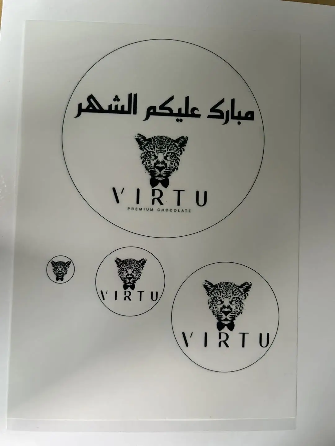 Tamaño A4, 25-50 hojas/bolsa, papel de transferencia de Color transparente para herramientas de decoración de Chocolate - imagen 5