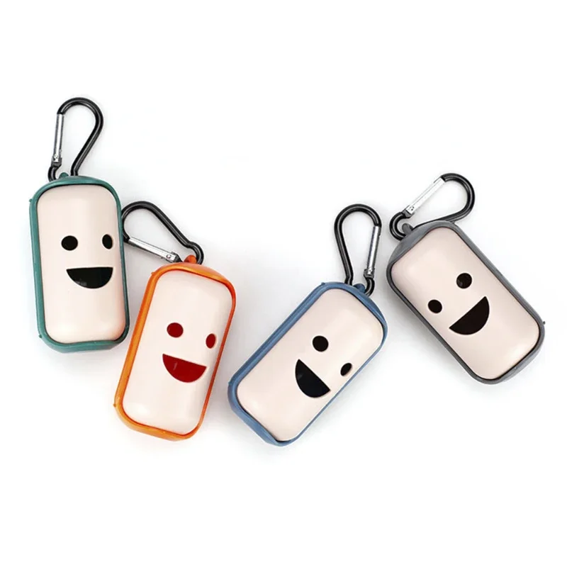 Nuevos suministros para mascotas, bolsas de basura de lona, dispensador de bolsas para caca, soporte portátil para bolsas de basura para caca de perro, organizador para recoger cachorros y gatos al aire libre - imagen 3