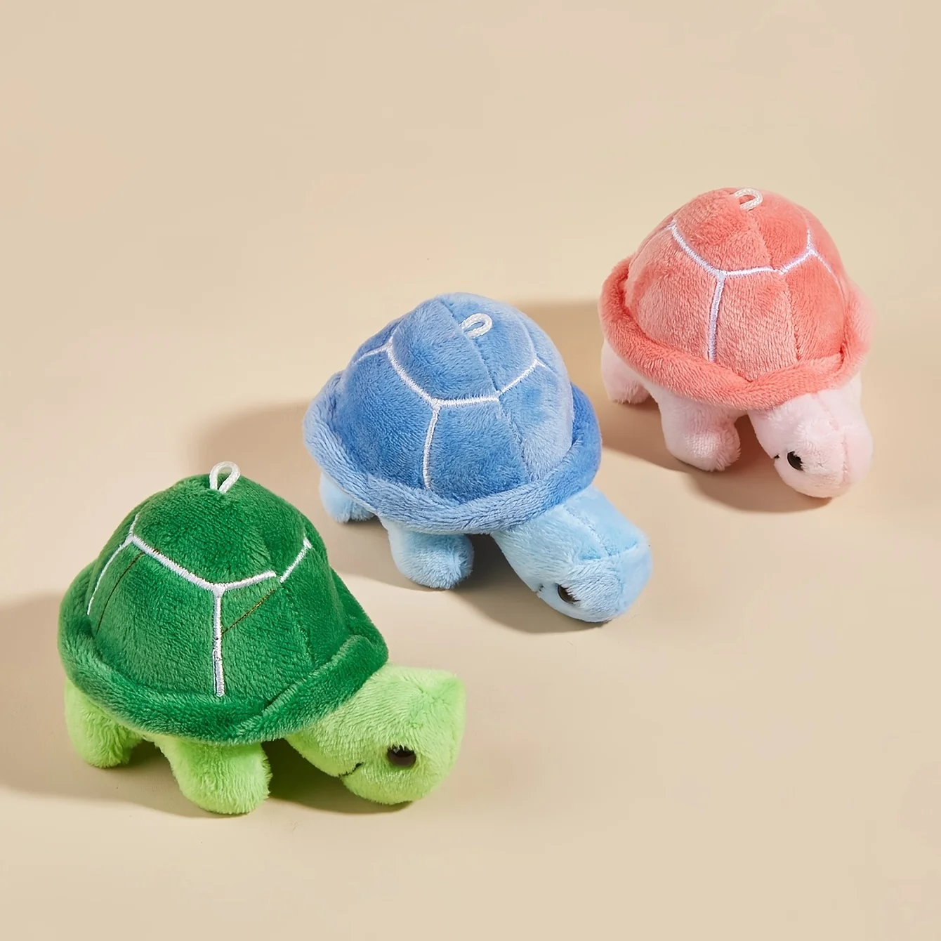 Juguete de peluche en forma de tortuga de Color aleatorio para perros moler los dientes y limpiar los dientes para jugar interactivo, 1 ud. - imagen 5