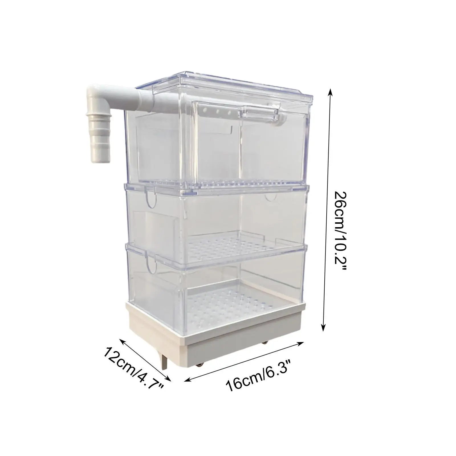 Aquarium Hanging Filter Box Filtration System Silent Drawer Filter Box Overflow Pipe Filter for Small Fish Tank Turtle Tank Aquarium Hanging Filter Box Filtration System Silent Drawer Filter Box Overflow Pipe Filter for Small Fish Tank Turtle Tank