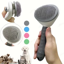 Peine de depilación para perros y gatos con clic único - cuidado fácil