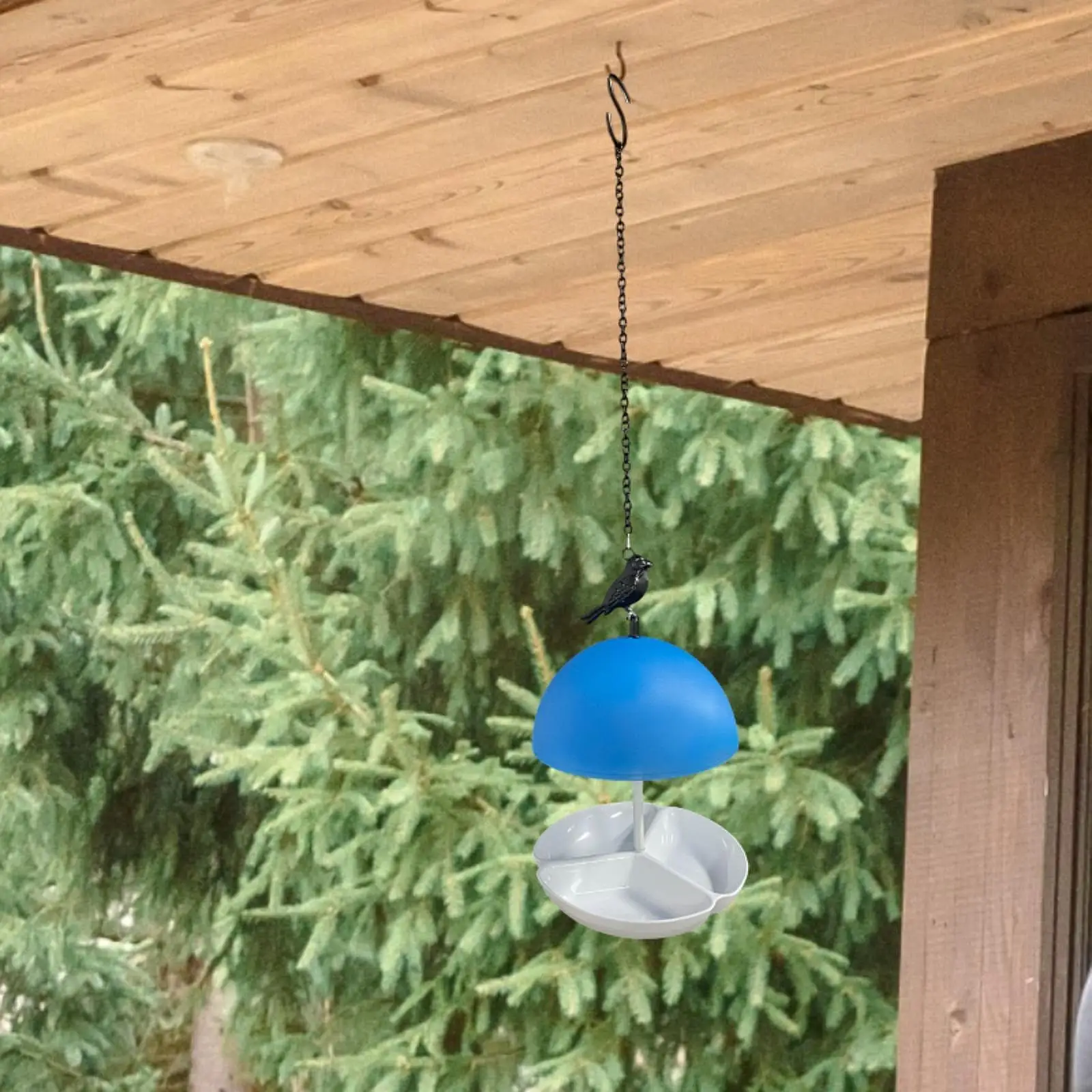 Outdoor Hanging Bird Feeder Bird Lover Gift Birdfeeder for Courtyard Patio