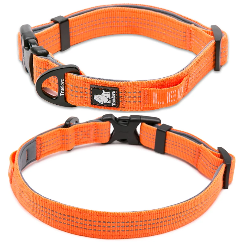 Winhyepet Collar para Perros Comodidad para Viajar Acolchado con Hebilla con Ranura LED Collar de Alta Calidad para Perros Pequeños, Medios y Grandes Pitbull - imagen 3