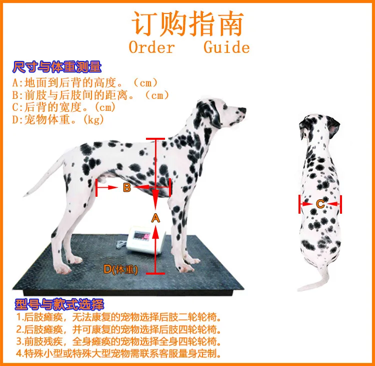 Silla de ruedas para perros, Scooter cuadriplegico para perros pequeños, coche para discapacitados de cuatro ruedas, camilla para mascotas, cuerpo completo, caminar de cuatro ruedas - imagen 3