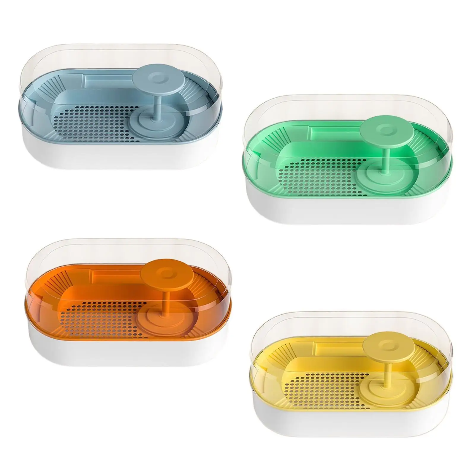 Reptile Habitat Turtle Tank Terrapin Feeding Box Frog Terrapin Lake Pet Turtle Indoor Decor Small Ecological Tank Turtle Boxes