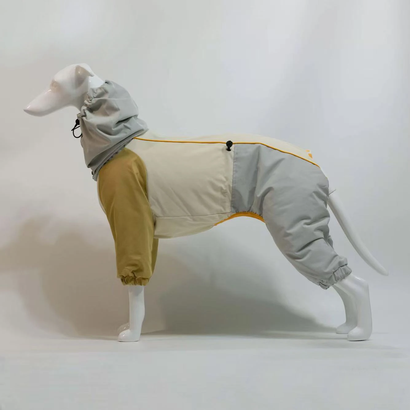 Chaqueta impermeable para perros pequeños y medianos con cuello alto - imagen 4