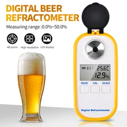 Refractómetro Digital Precisión ATC Alcohol Vinos Caseros – No mascotas