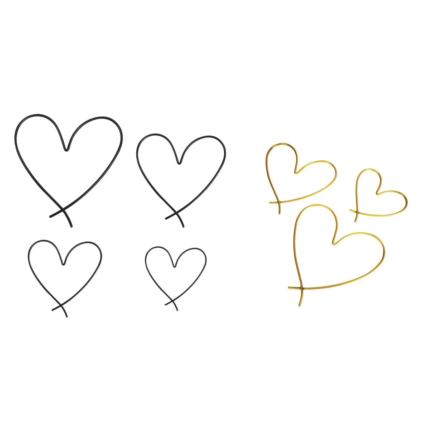 Adorno de letrero de pared con forma de corazón, arte del hierro, decoración exclusiva para habitación, accesorios para el hogar, dormitorio y sala de estar - imagen 2