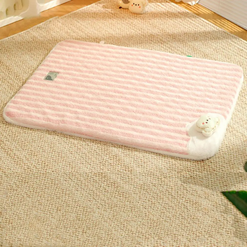 Alfombrilla de lana de algodón suave para mascotas, alfombra versátil, cómoda almohadilla para dormir, manta de cama cálida para gatos y perros, sofá Premium para mascotas - imagen 5