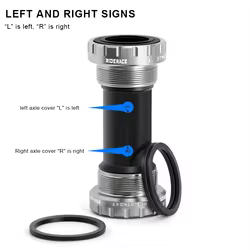 Juego ejes pedalier sellados para bicicleta de montaña adulto