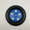 blue tire Frisbe