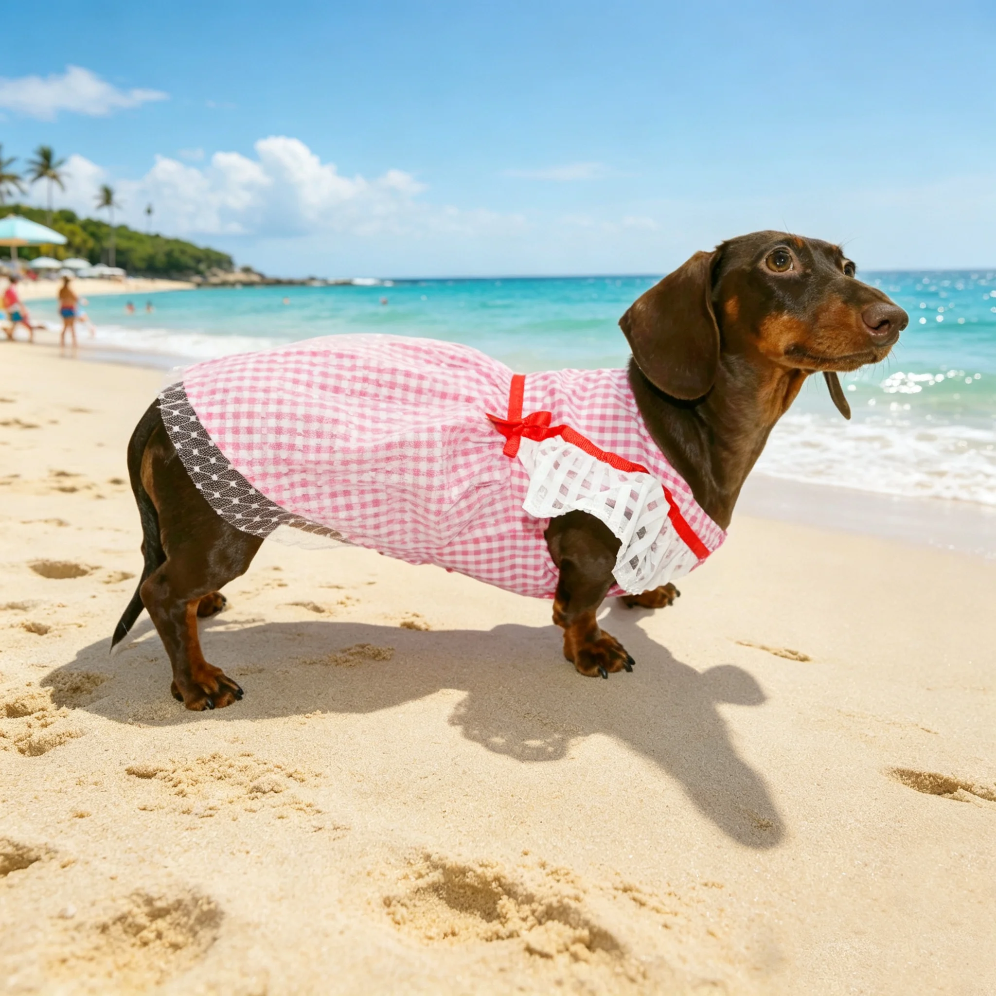 Sudadera cuello alto para perro salchicha – ideal entretiempo - imagen 3