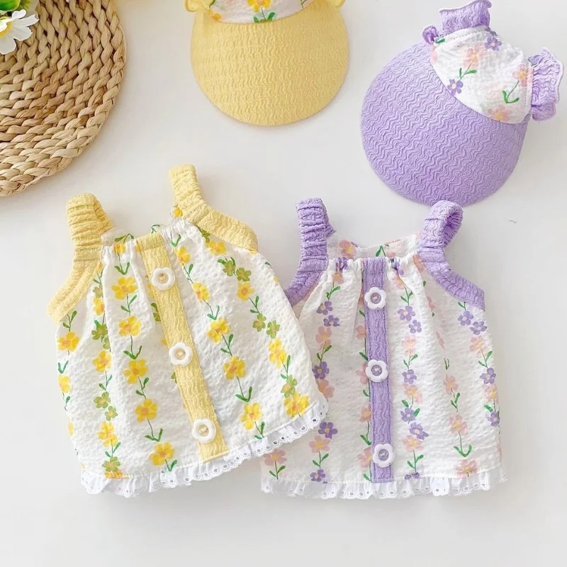 Ropa de lujo para perros, falda con tirantes para perros, bonito vestido de princesa con estampado para cachorros, vestido dulce para gatos, disfraces para mascotas, ropa para mascotas Chihuahua