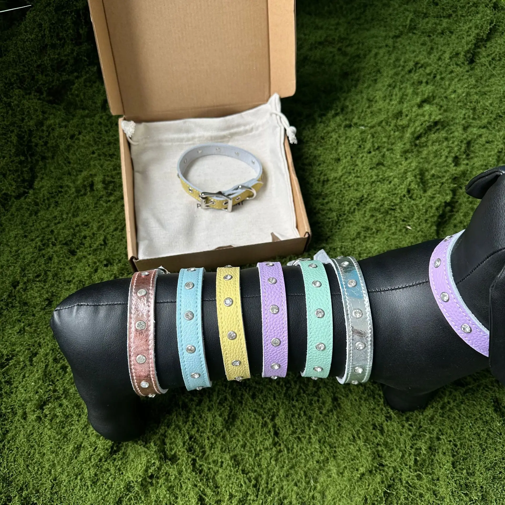 Correa de cuero suave para perros – elegante y duradera