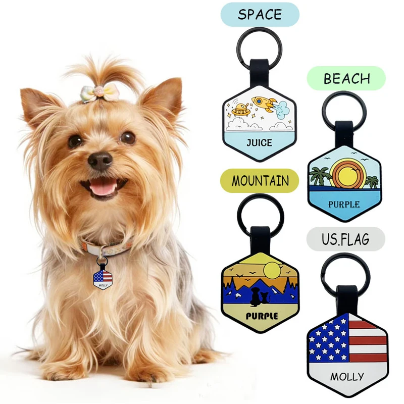 Collar antipérdida con etiqueta grabada para perros y gatos - imagen 2