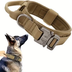 Collar táctico para perros – Hebilla metal resistente