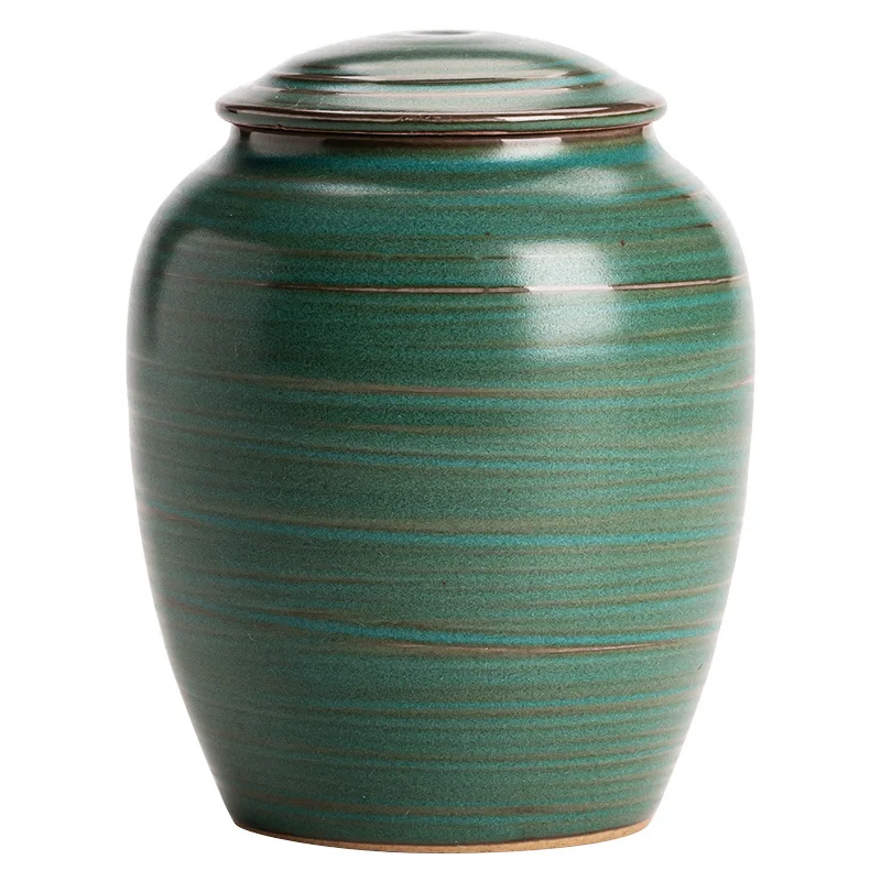 Urna para mascotas personalizada, mini urnas de cerámica, malaquita pequeña, verde, funerario, ataúd conmemorativo, mi mascota favorita - imagen 4