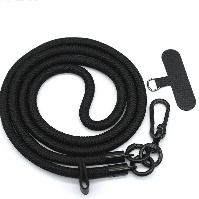 Cordón para teléfono móvil largo y atrevido de 8MM x 120CM, bandolera Universal, correa para el hombro colgante, cordón desmontable para el cuello, cordón antipérdida - imagen 5