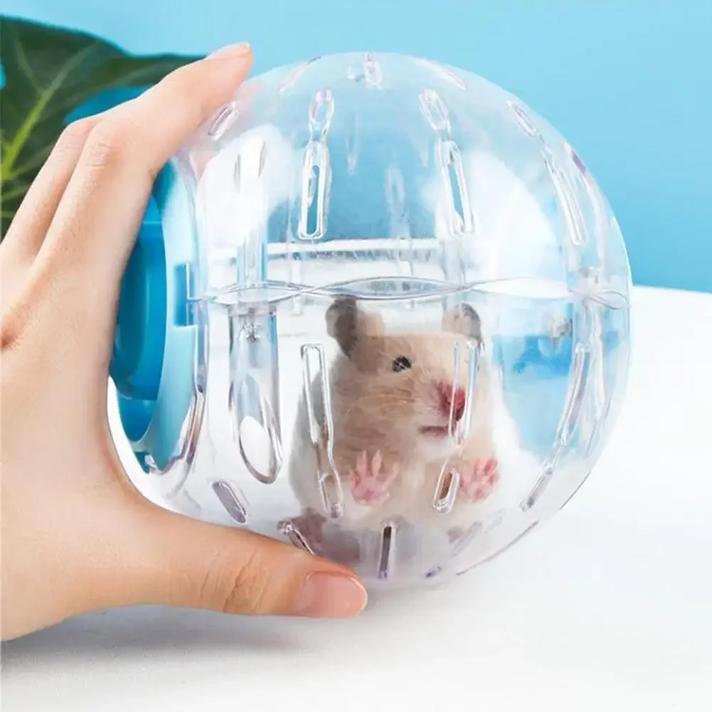 Pelota deportiva transparente para rata, ratones pequeños para mascotas, pelota para correr, juguete para hámster, gerbil, pelota de ejercicio, juguete para juego, suministros para mascotas pequeñas - imagen 5