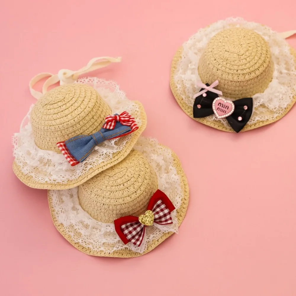 Sombrero vaquero fresa para gatos y perros – Protección solar verano - imagen 3