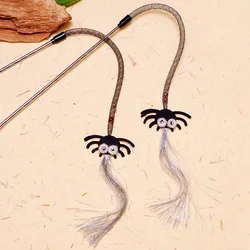 Juguete para gatos con plumas y borla mariposa interactivo seguro