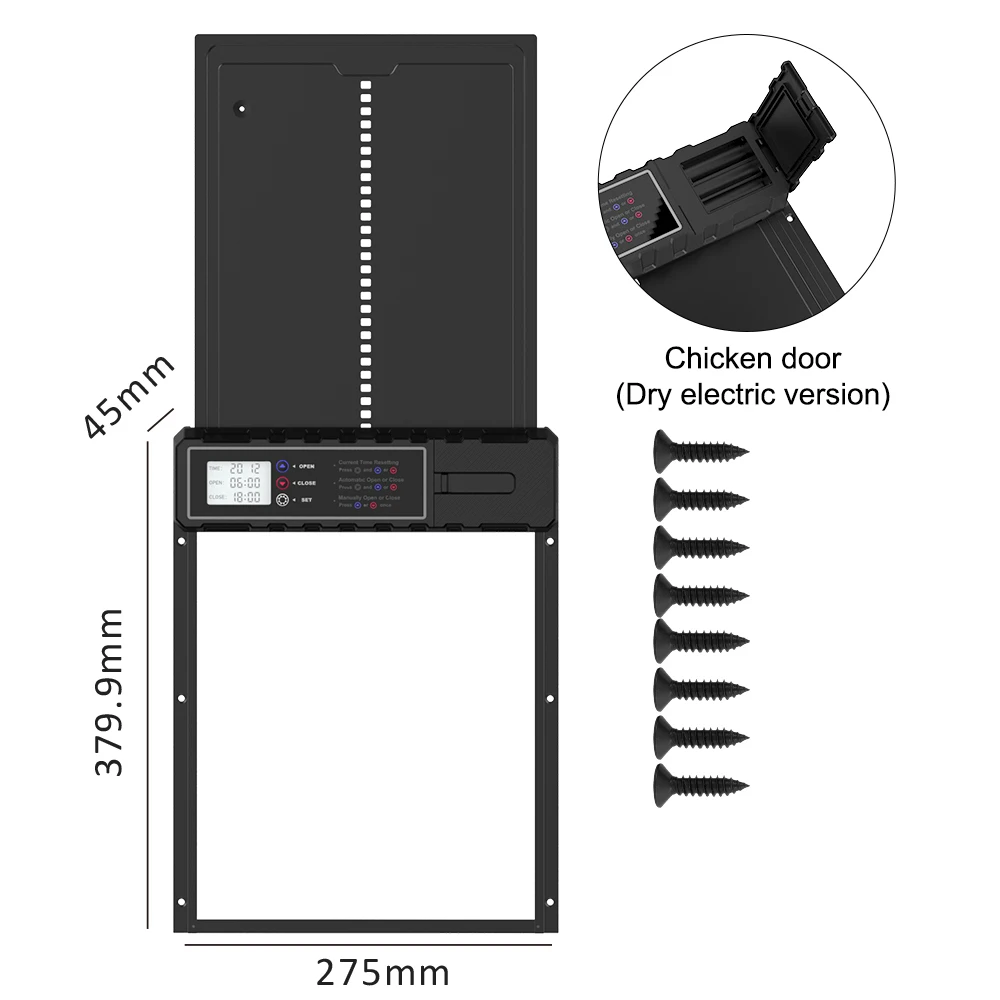 Abridor automático para gallinero con temporizador digital - imagen 2
