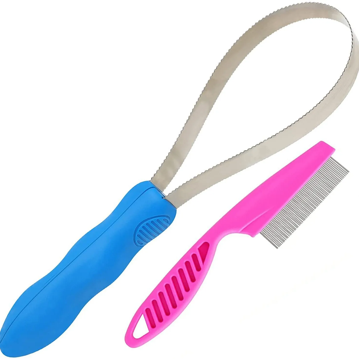 Removedor de pelo para perros y gatos, herramienta de aseo para mascotas, accesorio de cortadora desmontable, peines Recortadores para mascotas, depilación desmontable a gran escala - imagen 5