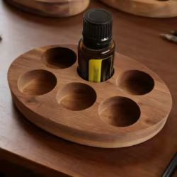 Soporte madera aceites esenciales – Bandeja para gatos y perros