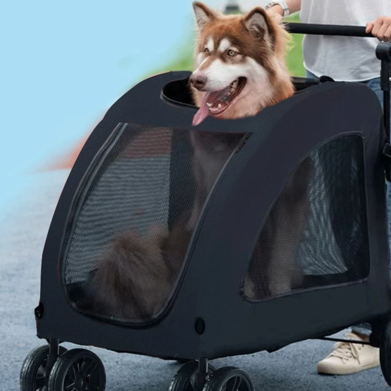 Transportín para perros grandes transpirable y altura ajustable - imagen 2