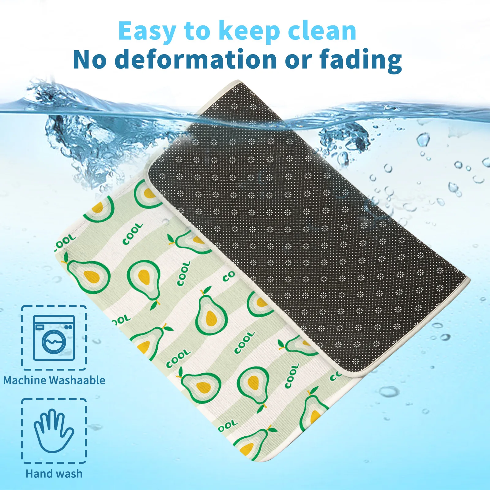 Estera refrescante con estampado bonito para perros, almohadillas de cama cómodas y transpirables para mascotas, estera para dormir de verano, suministros de disipación de calor para cachorros y gatitos en casa - imagen 5