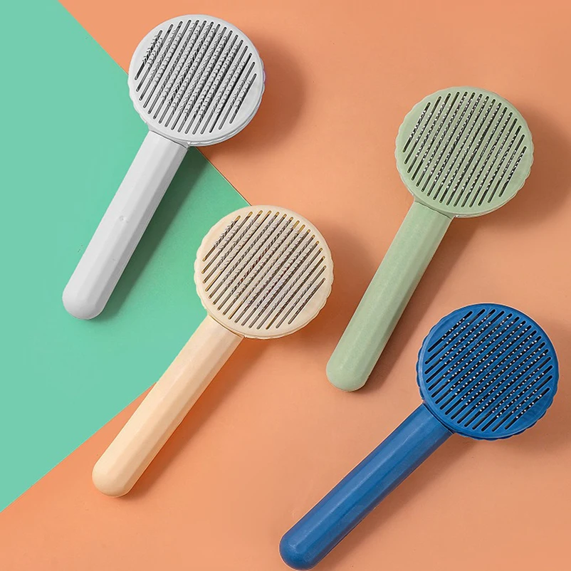 Peine para gatos, cepillo para quitar el pelo flotante, peine para perros, herramienta de elevación para gatos, limpieza de pelo largo, peine con aguja para mascotas, suministros para gatos - imagen 2