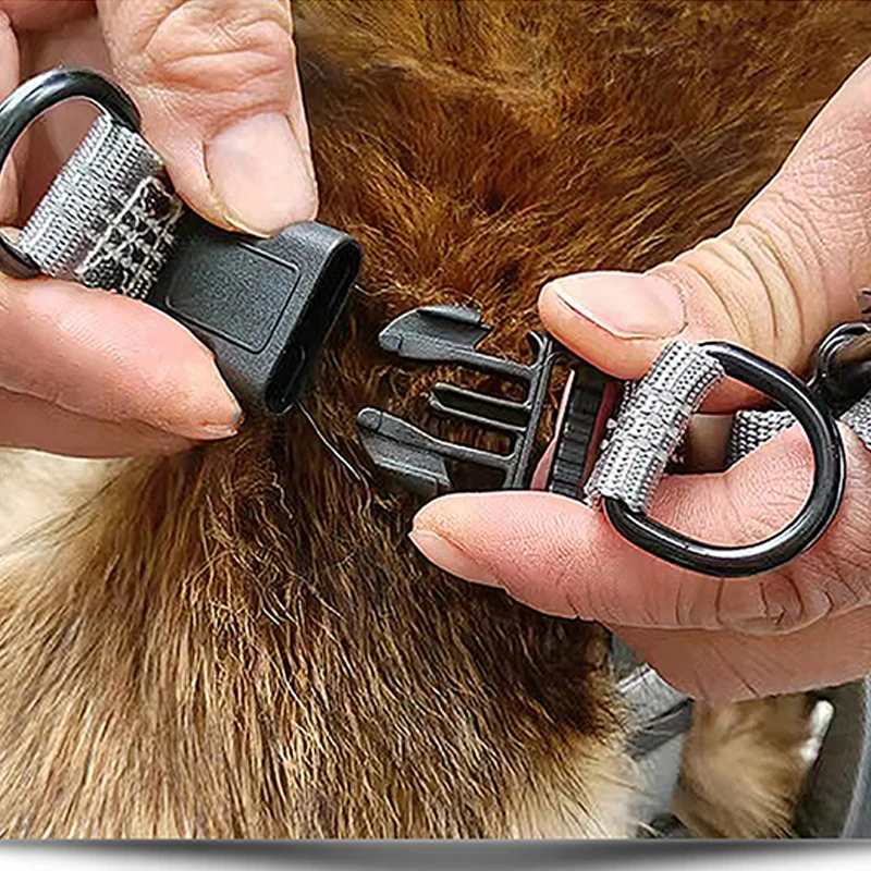 CDDMPET-arnés en Y para perros grandes, arnés ajustable de nailon para mascotas, correas reflectantes para el pecho para perros medianos y grandes, arnés para caminar Bulldog - imagen 4