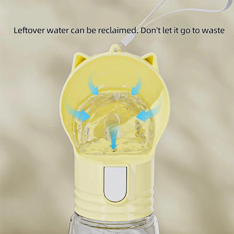 HOOPET-taza de agua para exteriores para perros, dispensador de agua portátil para mascotas, botella de agua para perros, taza para caminar, bebida al aire libre para cachorros, alimentación al aire libre - imagen 4