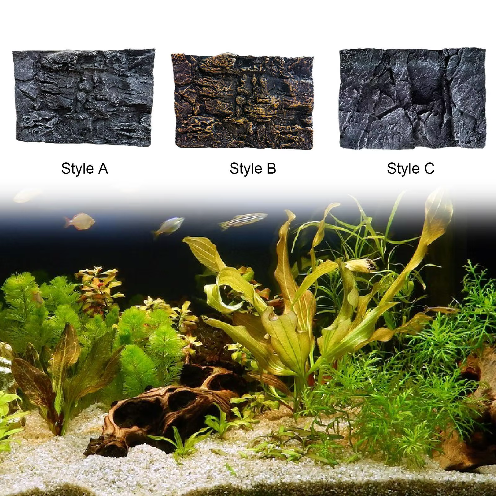 Decoración 3D para acuario, terrario, tortugas y reptiles - imagen 5