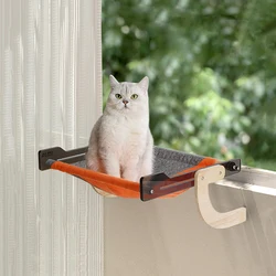 Hamaca ventana para gato – Madera maciza con ventosa transpirable