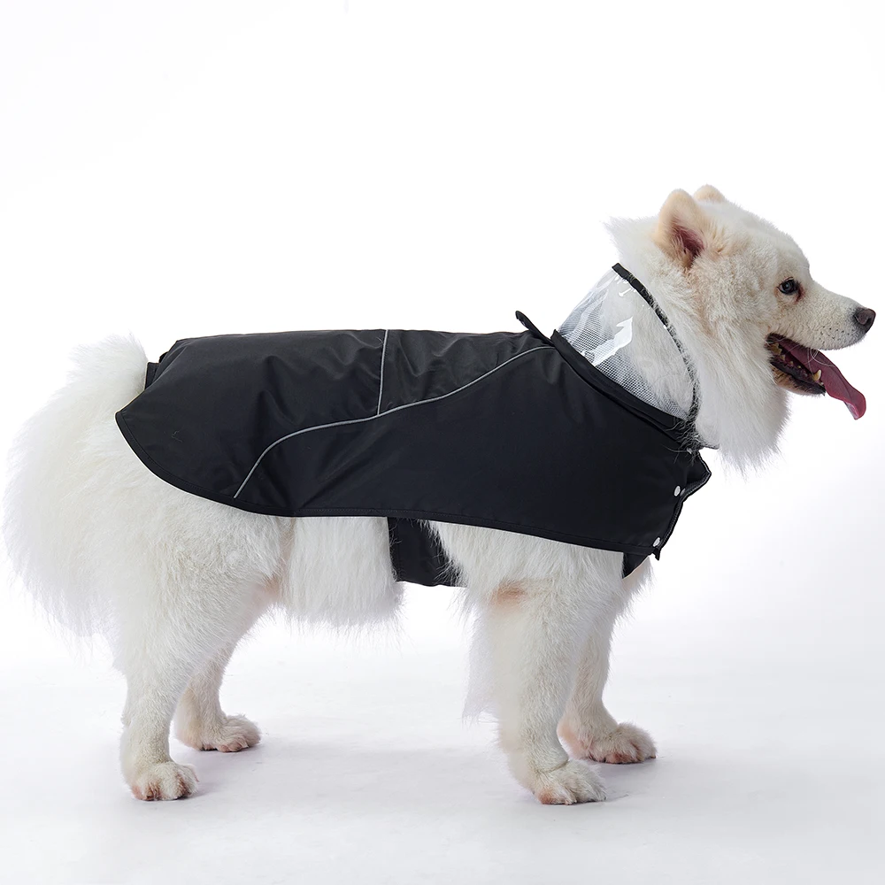 Impermeable perros grandes bata malla transpirable tiras reflectantes - imagen 4