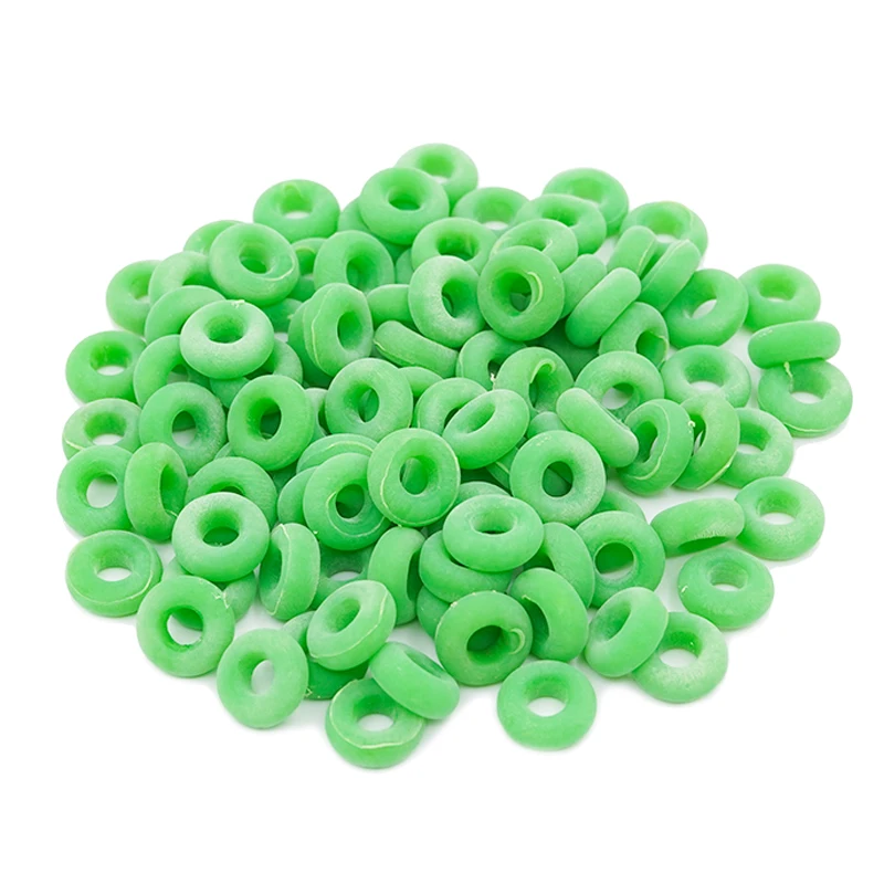 50 piezas de anillos de goma de acoplamiento de cola de corte de cerdo, ganado y ovejas, anillo de encastrado de goma de tendón elástico alto, accesorios de animales de granja - imagen 3