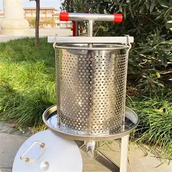 Extractor de miel manual y prensa - Herramientas para apicultura