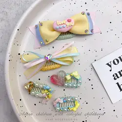 Pet Love Diamond BB Clip tocado lazo de color caramelo horquilla para cachorro Malzis Yorkshire accesorios para perros accesorios para cachorros