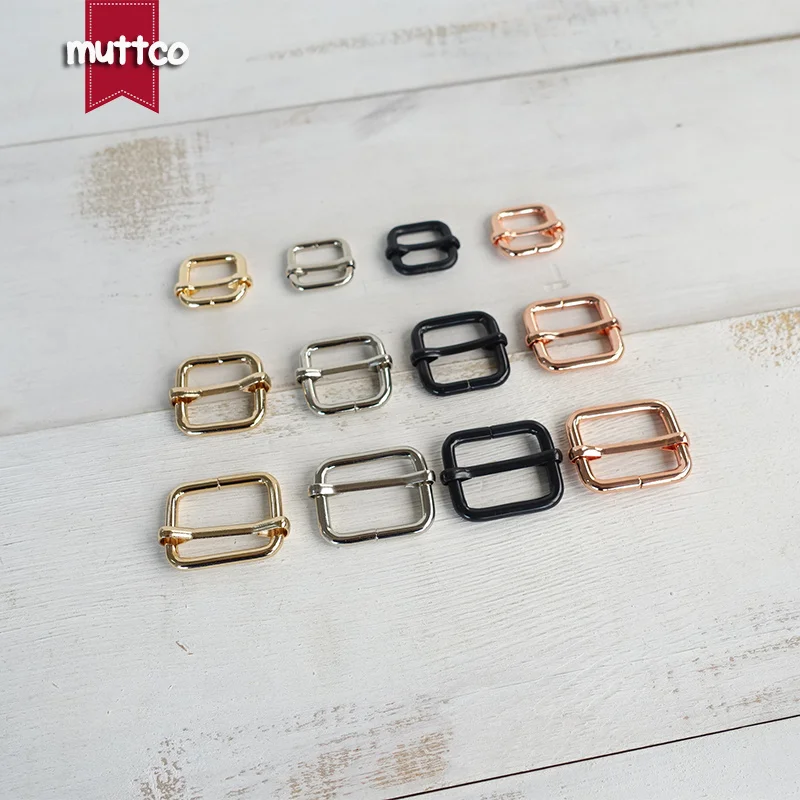 100pcs/lot DIY dog collar 15,20,25,30mm metal adjustable buckle belt buckle handbag bag pet product durable adjuster 4 colors - imagen 5