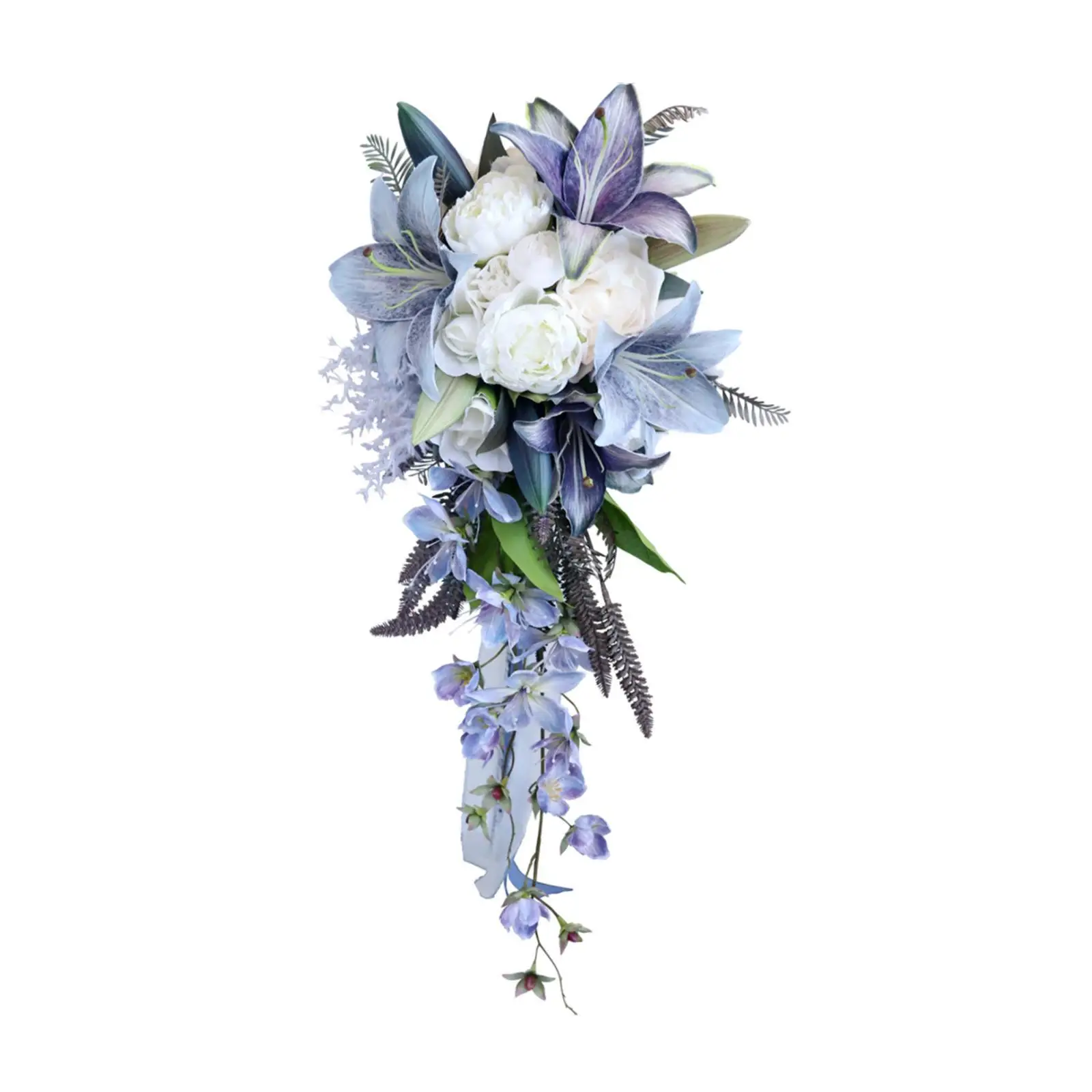 Wedding Bouquet Artificial Toss Bouquet Teardrop Elegant Romantic Bridesmaid Bouquet Cascading Bridal Bouquet for Anniversary Wedding Bouquet Artificial Toss Bouquet Teardrop Elegant Romantic Bridesmaid Bouquet Cascading Bridal Bouquet for Anniversary