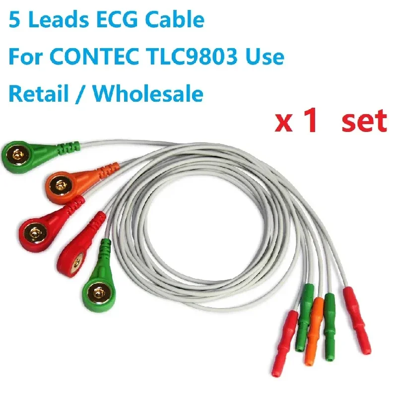 Accesorios Contec holter, cable, paquete, abpm50, tlc9803, tlc5000, tlc6000, mochila de cable, venta al por menor y al por mayor - imagen 4