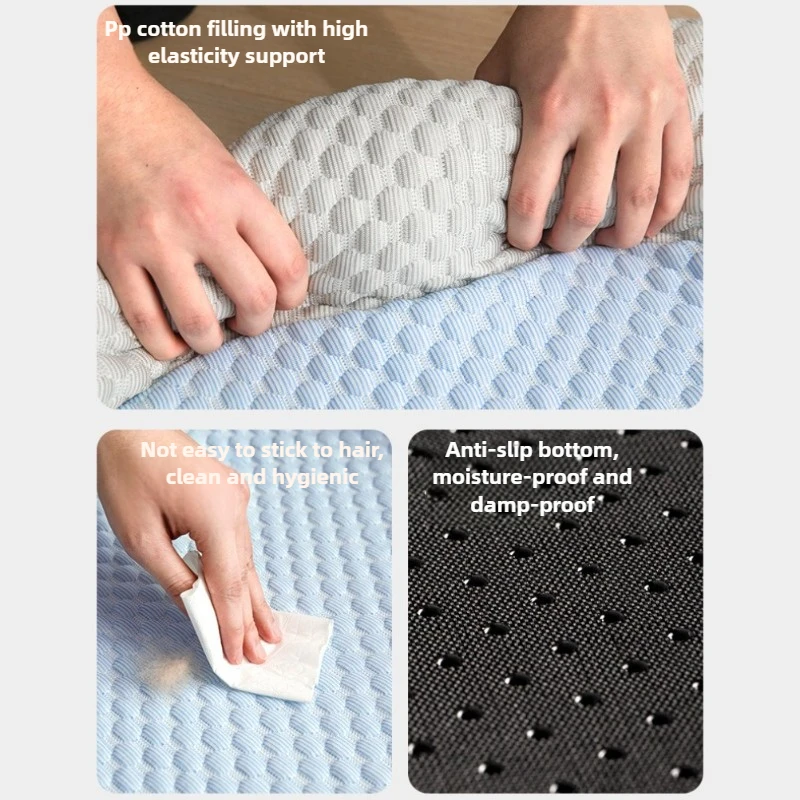 Cama de verano para mascotas, estera extraíble para cachorros y perros pequeños, accesorios para gatos, sofás cama, gatitos, gatos, perros, mascotas, Pug, esteras refrescantes para dormir - imagen 5